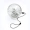 Large Table or Floor Lamp in Chrome with Smoked Bubble Glass Globe from Doria Leuchten, 1970s, Image 5