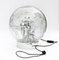 Large Table or Floor Lamp in Chrome with Smoked Bubble Glass Globe from Doria Leuchten, 1970s 6