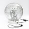 Large Table or Floor Lamp in Chrome with Smoked Bubble Glass Globe from Doria Leuchten, 1970s 1