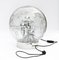 Large Table or Floor Lamp in Chrome with Smoked Bubble Glass Globe from Doria Leuchten, 1970s, Image 1