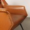 Leatherette Armchairs, Italy, 1950s-1960s, Set of 2 4