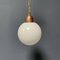Opaline Glass Bulb Lamp with Copper Furrant 2