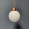 Opaline Glass Bulb Lamp with Copper Furrant, Image 2