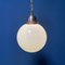 Opaline Glass Bulb Lamp with Copper Furrant 15