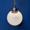 Opaline Glass Bulb Lamp with Copper Furrant, Image 16