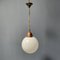 Opaline Glass Bulb Lamp with Copper Furrant, Image 10