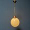Opaline Glass Bulb Lamp with Copper Furrant 3