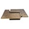 Brass Sliding Coffee Table from Maison Jansen, France, 1980s, Image 1