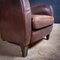 Vintage Leather Armchairs and Ottoman, Set of 2 10