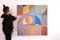 Natalia Roman, Bauhaus Desert Eclipse, 2023, Acrylic on Canvas 3