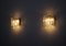 Ice Glass Wall Sconces from Kalmar, 1970s, Set of 2 2