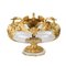 20. Jh. Französische Runde Vasen aus Gussglas & Vergoldeter Bronze mit Schwanenmotiv, 2er Set 5