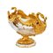 20th Century French Round Vases in Cast Glass and Gilded Bronze with Swan Motif, Set of 3 6