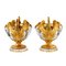 20th Century French Round Vases in Cast Glass and Gilded Bronze with Swan Motif, Set of 3, Image 8