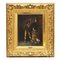 A. Rizzoni, Genre Scene with Cats, Oil on Canvas, Framed, Image 1
