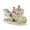 20th Century Romantic Porcelain Composition with Carriage from Dresden 6