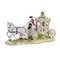 20th Century Romantic Porcelain Composition with Carriage from Dresden 1