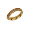 18k Yellow Gold Ring with Yellow Sapphire Wave Band, 2000s 2