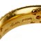 18k Yellow Gold Ring with Yellow Sapphire Wave Band, 2000s 5