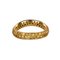 18k Yellow Gold Ring with Yellow Sapphire Wave Band, 2000s 4