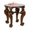 Tavolo da scacchi con mosaici romani su gambe intagliate, Immagine 3
