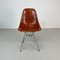 DSR Beistellstuhl aus Terrakotta von Eames für Herman Miller, 1960er 5