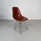 DSR Side Chair in Terracotta by Eames for Herman Miller, 1960s 1