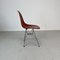 DSR Beistellstuhl aus Terrakotta von Eames für Herman Miller, 1960er 2