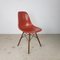 DSW Side Chair in Terracotta by Eames for Herman Miller, 1960s 1