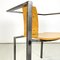Sedia moderna quadrata in legno e metallo di Karl-Friedrich Foster Kkf, Germania, anni '80, Immagine 13