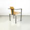 Sedia moderna quadrata in legno e metallo di Karl-Friedrich Foster Kkf, Germania, anni '80, Immagine 4