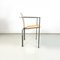 Sedia moderna quadrata in legno e metallo di Karl-Friedrich Foster Kkf, Germania, anni '80, Immagine 3
