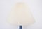 Mid-Century Danish Blue Table Lamp by Esben Klint for Holmegaard, 1960s 5