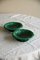 Green Majolica Bowls, Set of 2 3