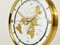 Reloj de mesa Kundo GMT World Time Zone grande de latón de Kieninger & Obergfell, años 60, Imagen 9