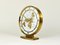Grande Horloge de Table Kundo GMT World Time Zone en Laiton de Kieninger & Obergfell, 1960s 8