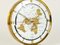 Reloj de mesa Kundo GMT World Time Zone grande de latón de Kieninger & Obergfell, años 60, Imagen 4