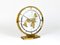 Reloj de mesa Kundo GMT World Time Zone grande de latón de Kieninger & Obergfell, años 60, Imagen 3
