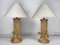 Large Pencil Reed Rattan Bamboo Table Lamps, Italy, 1970s , Set of 2, Image 2