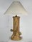 Large Pencil Reed Rattan Bamboo Table Lamps, Italy, 1970s , Set of 2 8