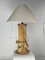 Large Pencil Reed Rattan Bamboo Table Lamps, Italy, 1970s , Set of 2, Image 4