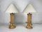 Grandes Lampes de Bureau Pencil Reed en Rotin et Bambou, Italie, 1970s, Set de 2 14