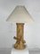 Large Pencil Reed Rattan Bamboo Table Lamps, Italy, 1970s , Set of 2 9