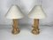 Large Pencil Reed Rattan Bamboo Table Lamps, Italy, 1970s , Set of 2 17