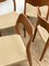 Mid-Century Danish Model 71 Chairs in Teak by Niels O. Møller for J.L. Møllers Møbelfabrik, 1950s, Set of 4, Image 9