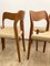 Mid-Century Danish Model 71 Chairs in Teak by Niels O. Møller for J.L. Møllers Møbelfabrik, 1950s, Set of 4, Image 5