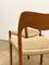 Chaises Modèle 71 Mid-Century en Teck par Niels O. Møller pour JL Møllers Møbelfabrik, 1950, Set de 4 11