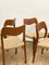 Chaises Modèle 71 Mid-Century en Teck par Niels O. Møller pour JL Møllers Møbelfabrik, 1950, Set de 4 9