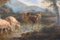 French School Artist, Landscape, Early 1800s, Oil on Wood, Framed 8