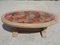 Vintage Coffee Table in Vallauris Ceramic by Barrois, 1950s 1